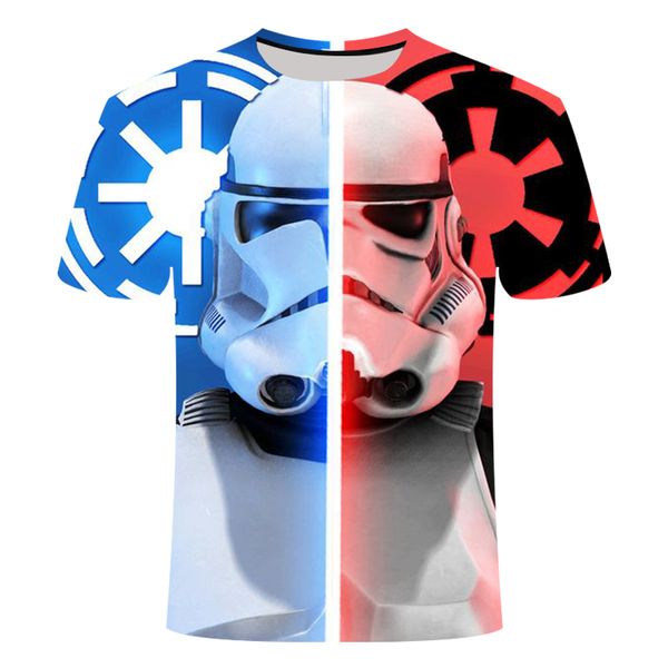

2019 3d printed t-shirt men's women's short sleeve funny tees fashion casual tshirt asia size comfortable, White;black
