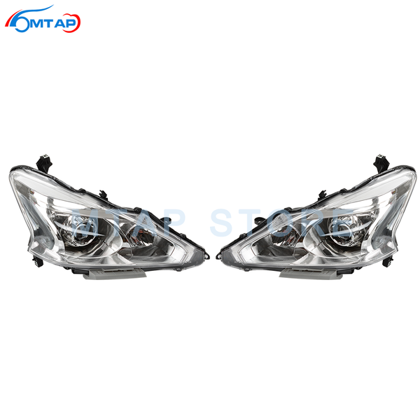 

mtap pair front bumper headlight head light for teana altima l33 2013 2014 2015 halogen hid headlamp head lamp sub-assy