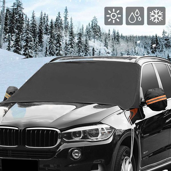 

auto windshield snow cover magnetic waterproof car ice frost sunshade protector anti frost snow ice windscreen cover
