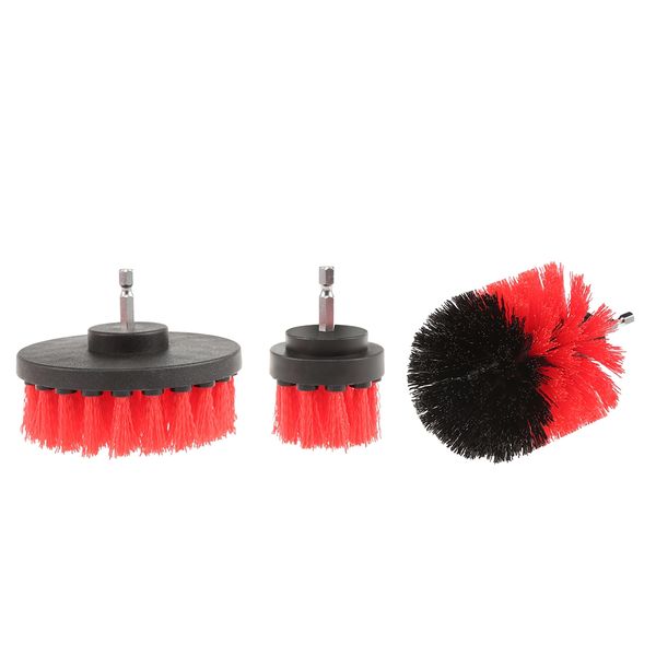 

3pcs electric drill cleaning nylon brush