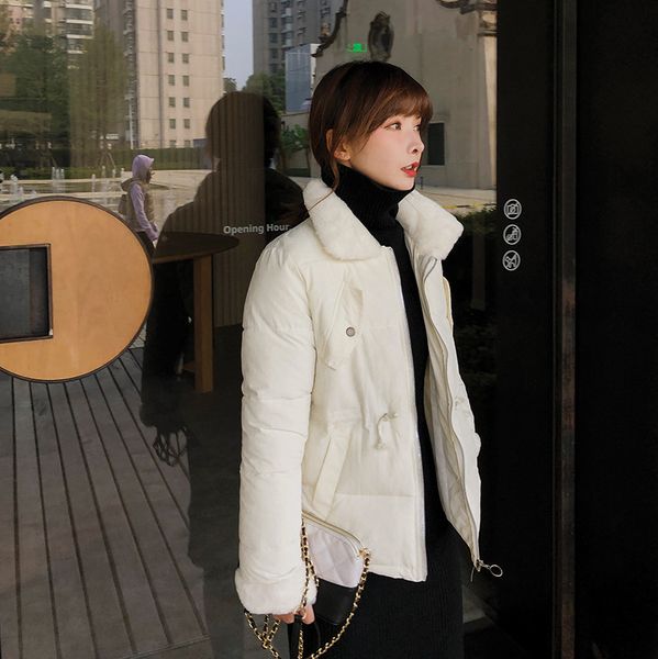 

new arrival women 2018 full jacket female big winter loose cotton coat lady's padded jacket winter women kf5636, Black