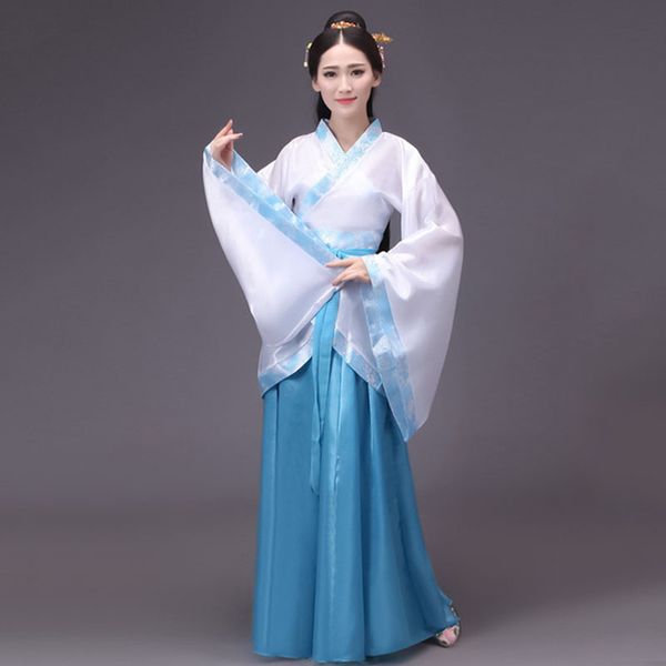 

2019 new ancient chinese cosplay costume women folk dance costume for woman hanfu women new year fan clothing costumes, Black;red