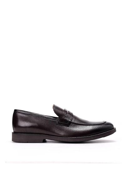 

derimod genuine leather brown men 's shoes, Black