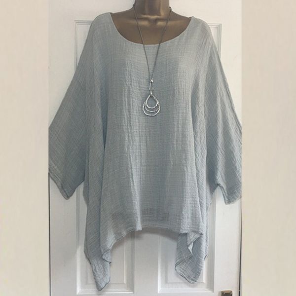 

women shirts women shirt herfst vrouwen t shirt plus size 5xl o hals casual losse shirt nieuwe batwing lange mouw 5xl, White