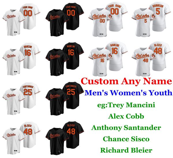 

2020 baseball jerseys austin hays jersey wynns cedric mullins chris davis cody carroll cole sulser david hess dillon tate custom stitched, Blue;black