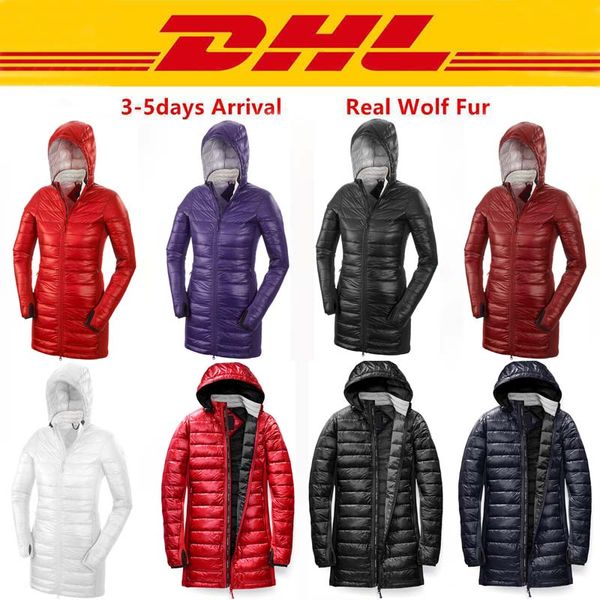 

dhl hipping factory wholesale outdoor canada clothing women's down jacket new style xs-4xl, Black
