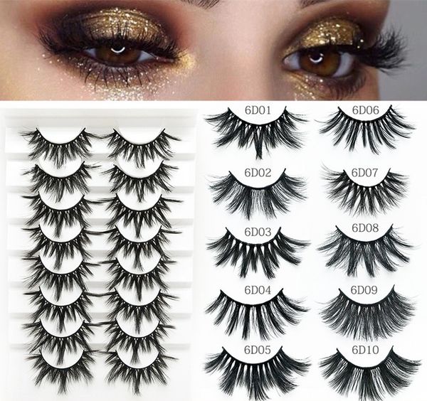 

20mm mink false eyelashes 8pairs cruelty-3d mink makeup false eyelashes criss-cross think volume handmade lashes dhl
