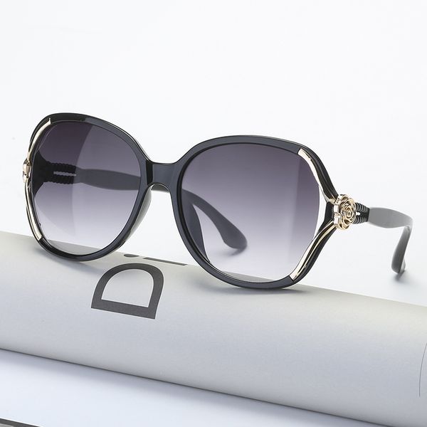 

sunglasses women vintage oversized sun glasses elegant ladies rose flower frame glasses fashion eyewear, White;black