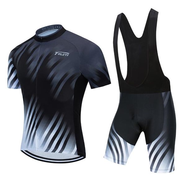 

cycling jersey set summer bicycle clothing maillot ropa ciclismo mtb bike clothes sportswear suit cycling padded black shorts, Black;blue