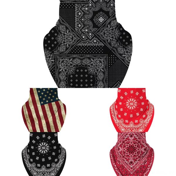 

rc5re 2020 hot sell mouth mask lightweight scarf mask face sun protection носовой платок наружные маски для верховой езды защитный шелковый, Black