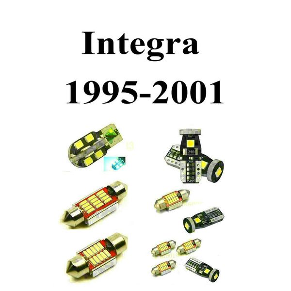 

led интерьера автомобилей огни для acura integra 1995-2001 ошибка бесплатно карта купола чтение козырек двери для ног магистральные предоста