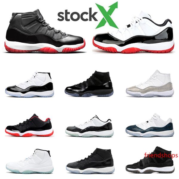 

2020 stock x mens basketball shoes 11s white bred snakeskin vast grey concord 45 23 gamma blue 11 womens sports sneaker trainers