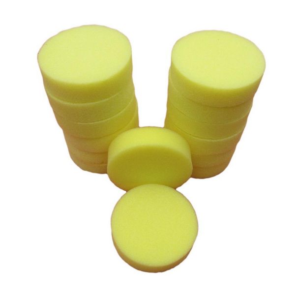 

kuulee car vehicle wax polish foam sponge hand soft wax yellow sponge pad