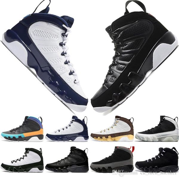 

new 9 9s dream it do it unc mop melo mens basketball shoes la og space jam men bred anthracite black sport sneakers designer size40-47, White;red