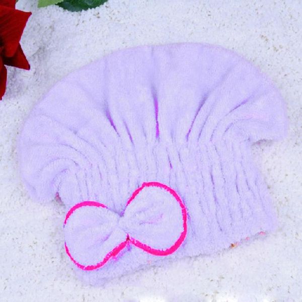 

microfiber hair turban quickly dry hair hat wrapped towel bathing cap wholesale a24
