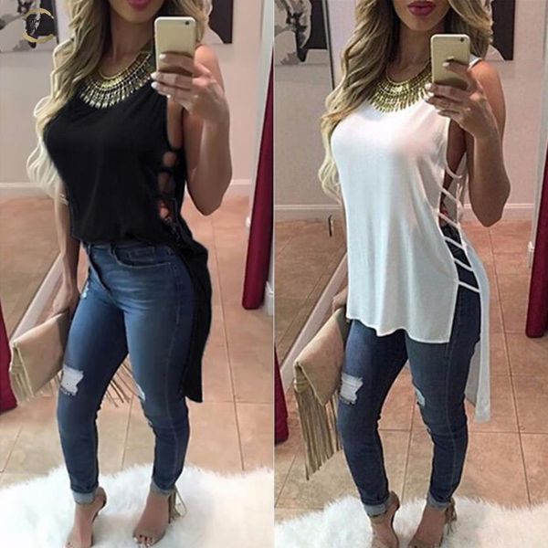 

product womens casual chiffon vest sleeveless blouse tank t-shirt summer dress dress bodycon dress, Black;gray