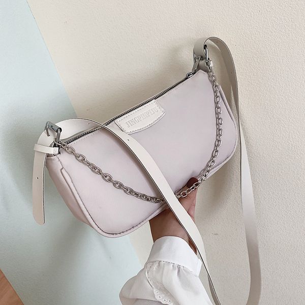 

women's bag 2020 new retro nylon bag fashion wild shoulder messenger armpit ladies hand bags