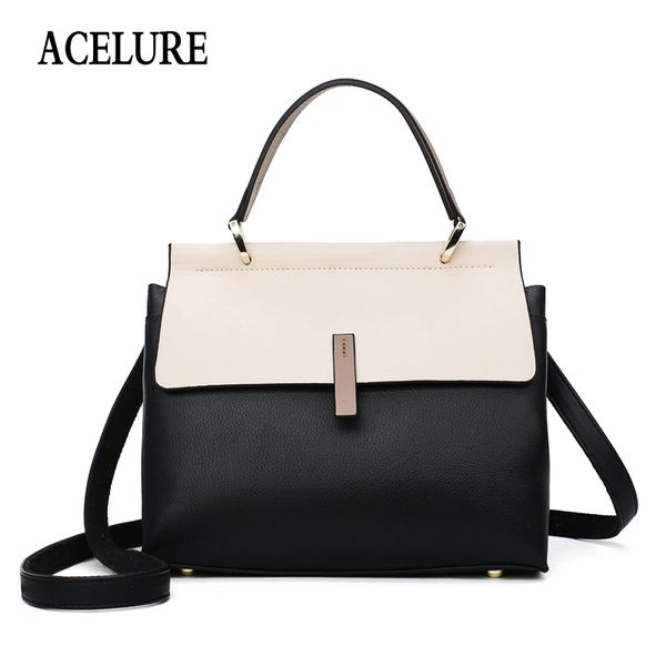 

acelure fashion female big bag new quality pu leather women's designer handbag ladies briefcase tote shoulder messenger bags
