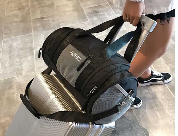 

2020 new shoes position travel bags women men fitness bag large capacity luggage tote sport weekend duffle multifunction d896