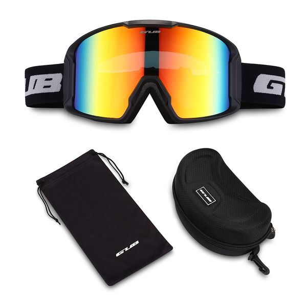 

gub s8000 outdoor ski goggles glasses double-layer lens tpu frame anti-fog eyeglasses skiing cycling eyewear