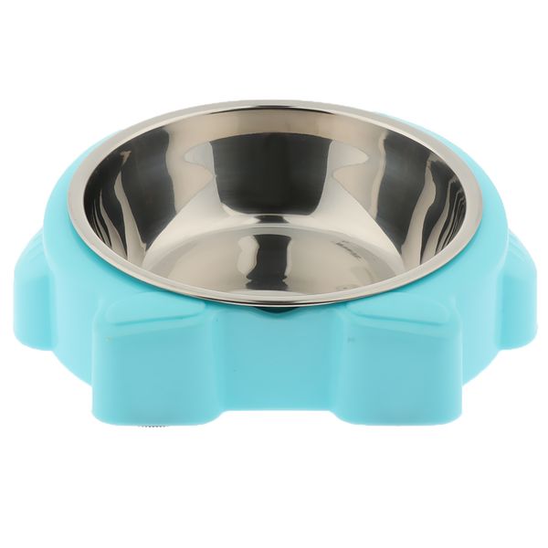 

colorful and sturdy cat double bowl durable pet bowl for cats non-toxic cat bowl plastic eco-friendly pet bowls for dogs