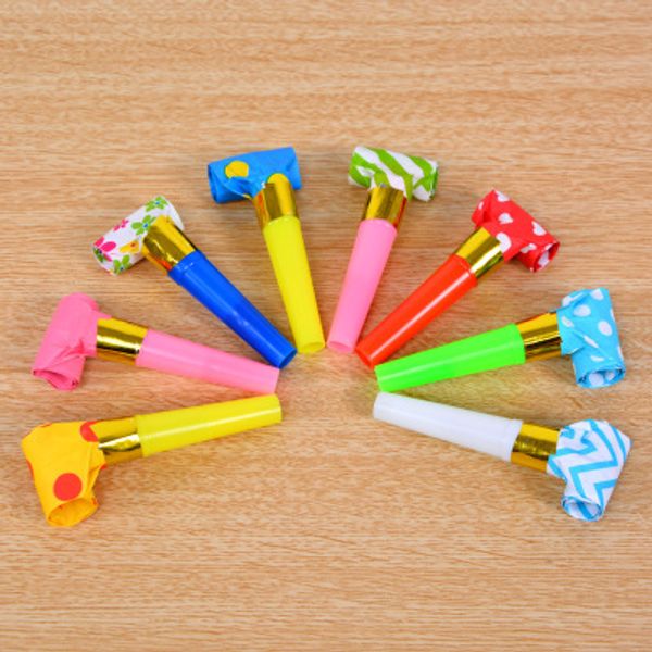 

blowout whitstle party noise maker party horns children kids baby birthday party supplies gifts assorted colors