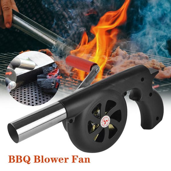 

bbq blower fan hand fan starter blower barbecue grill fire cranked outdoor picnic camping bbq barbecue tool