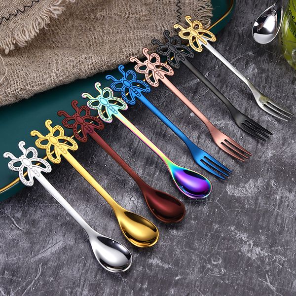 

butterfly silverware flatware cutlery set, 18/10 stainless steel utensils service include knife fork, mirror polished , dishwasher safe