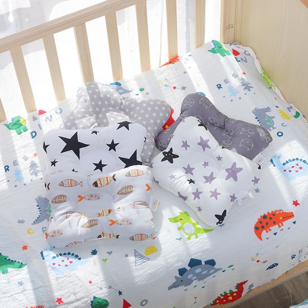 

simfamily]newborn shaping pillows prevent flat head cushion bedding baby anti roll sleeping pillow neck head baby pillow