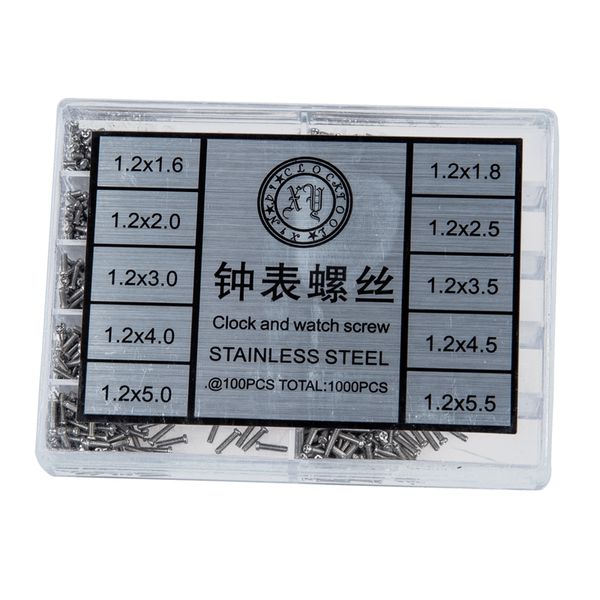 

new 1000 assorted screws for watch clock eye glasses watchmaker repair part tool