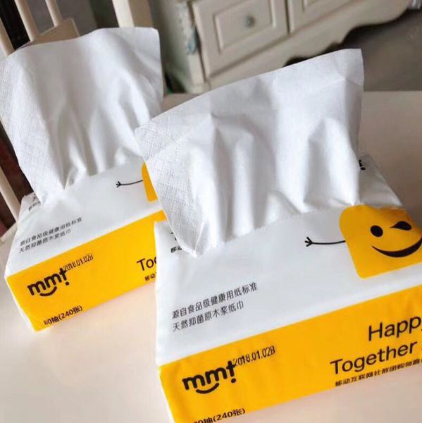 Die neueste chinesische Version der Verpackung aus einheimischem Zellstoff, weich gezogenen Papierhandtüchern, Gesichtstüchern und Serviettenherstellern, kostenloser Versand
