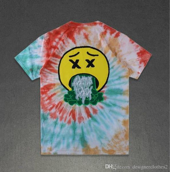 

men designer printed tshirt fashion colorful cartoon tees casual crew neck short sleeve t-shirts men clothing, White;black