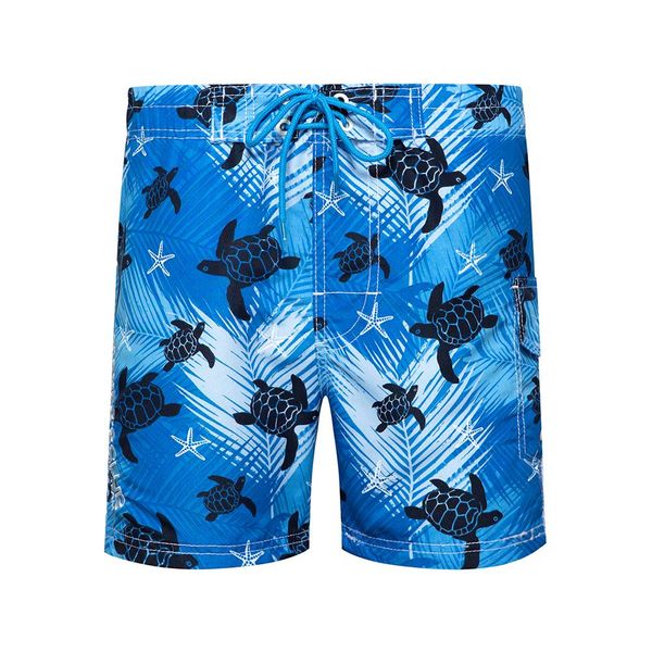 

new beachwear cool board shorts mens quick dry pants man 3d digital turtle printing casual vacation summer male shorts euro size, White;black