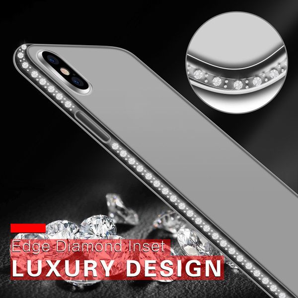 

горный хрусталь телефон чехол для iphone 11 pro max прозрачный тпу телефон обложка для iphone xr xs 8 7 6s plus