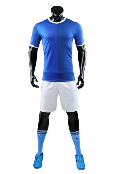 

wholesale customized men football uniforms mens kits sports clothes tracksuits discount boy football sets with shorts b24-9, Black;red