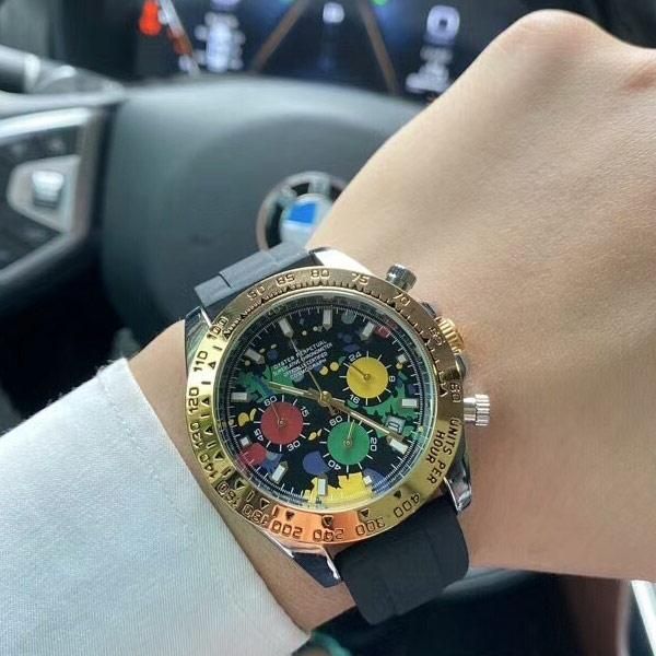 

fashion camouflage men watch satch 40mm dial rubber strap quartz watches for mens gift orologio di lusso dropshipping 2020, Slivery;brown