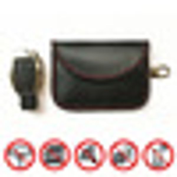 

black key card bag mini carbon fiber anti-theft signal interceptor soft 12.5*8.5cm antimagnetic rfid sale stock