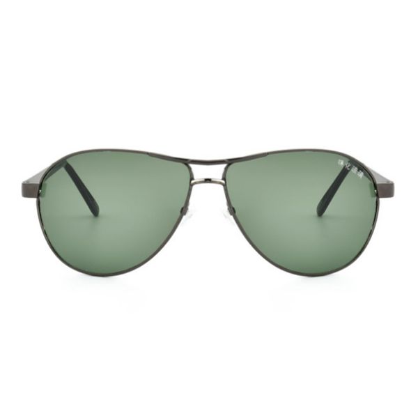 

glass lens scratch resistant metal frame sunglasses men's reinforced glass sunglasses, White;black