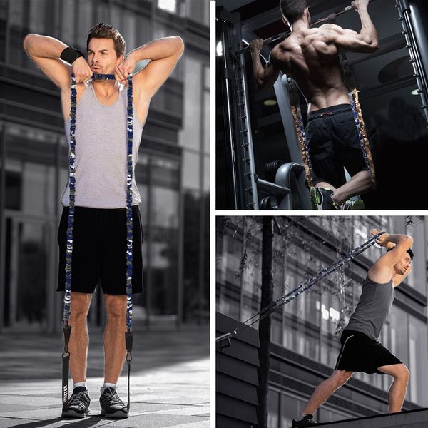 

household squat chin-up auxiliary resistance elastic-tension with ring hairband amount track and field men's women's training fi