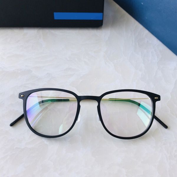 

titanium tr90 glasses frames for men women design lightweight optical eyeglasses transparent eyewear ocluos, Black