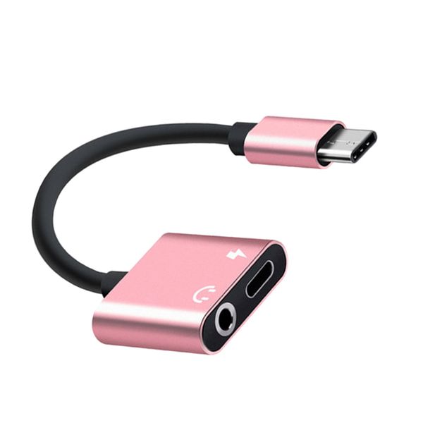 

2 in 1 usb c to 3.5mm female headphone jack audio adapter