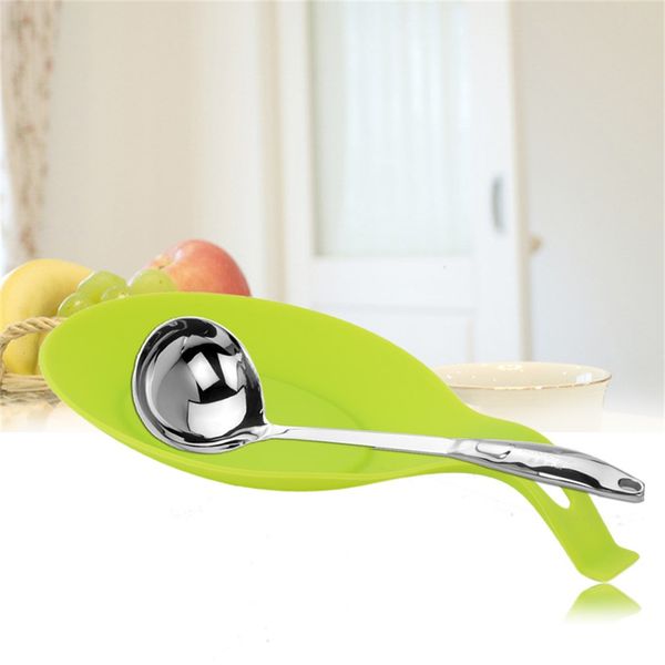 

2018 new silicone spoon rest heat resistant kitchen utensil spatula holder cooking tool kitchen tool home search