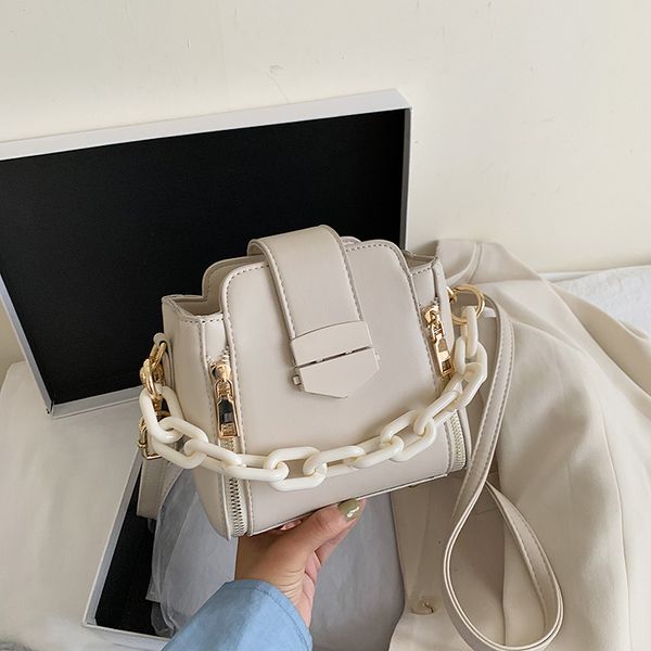 

pu leather double zipper design women's shoulder messenger bag solid color bags for women purses and handbags