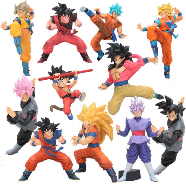 Dragon Ball Z Son Gokou Super Saiyan 20cm Action Figure Figuras Giocattoli Toys