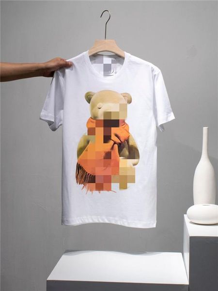 

20 дизайнеѬка паѬа ђболка мђжин женин лео Ѭокона ђболка scarfbear пеа White;black