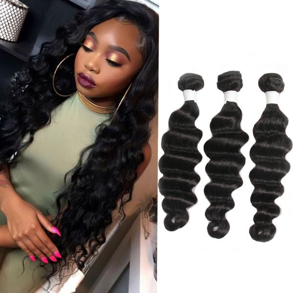 Malaysian Hair Weave Bundles Loose Wave Bundle Deals Deal