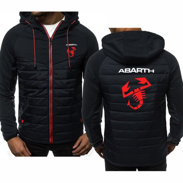 

hoodies men for abarth car print sweatshirt spring autumn men hoodie jacket fashion casual zipper hoody male clothing