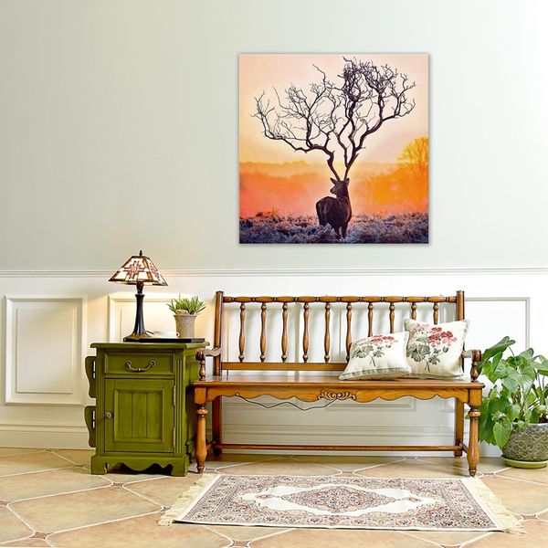 

w388 antler home decoration spray painting