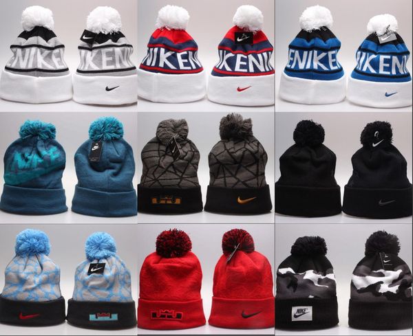 

2019 fashion designer brand pure cotton knitted hip hop beanies embroidered men women winter hats casual head warmer outdoor caps wholesale, Blue;gray