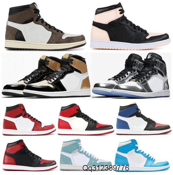 

high og 1 travis scotts crimson tint gold 3 gold toe basketball shoes men 1s unc pass the torch sneakers with box